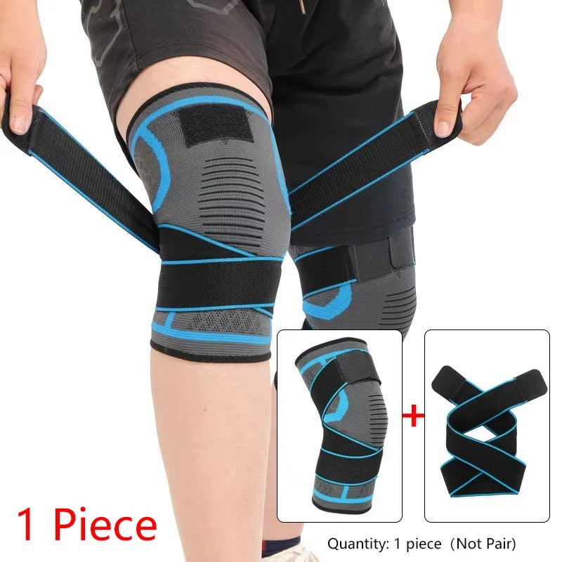 1 Piece Knee Pad, Nylon Sport Knee brace , Running, Fitness, Weightlifting, Cycling, Basketball, Outdoor, Knee Joint Compression